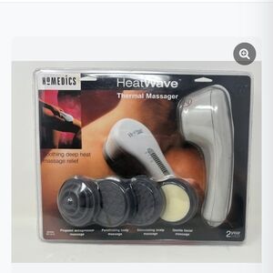 Homedics Heatwave Thermal Massager - Gray and Black